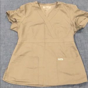 Grey’s Anatomy wrap scrub top medium